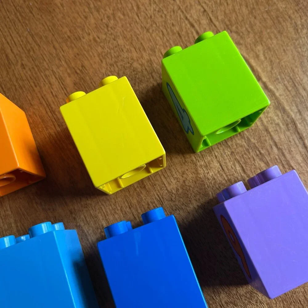 Duplo colorful numbers set 0-9